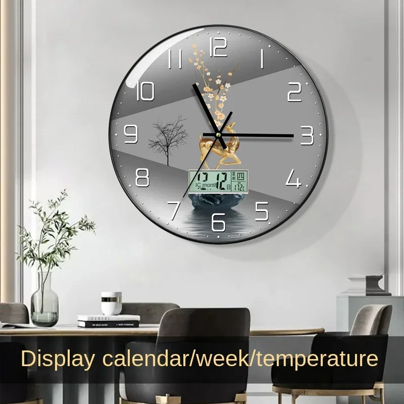 Luxury Lifestyle Watches - 벽시계 거실 달력 홈 패셔너블 심플