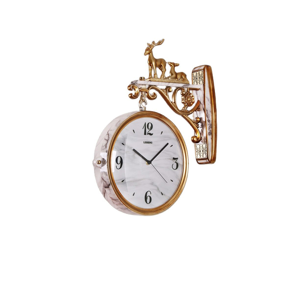 Luxury Lifestyle Watches - 양면 럭셔리 벽시계 거실 장식 유럽