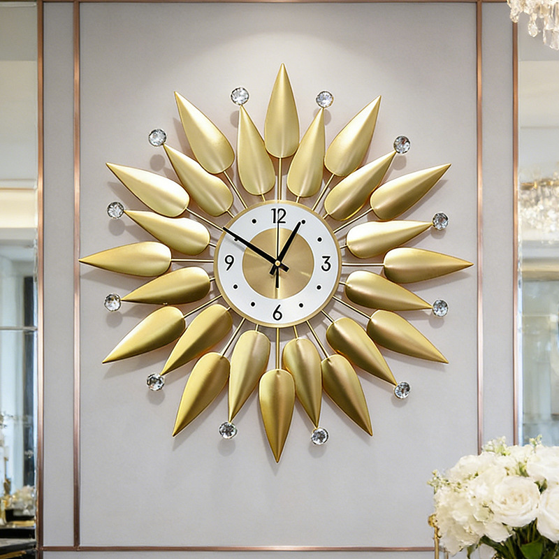 럭셔리 벽시계 금속 벽시계 아트 호텔 장식 무소음 쿼츠 - Luxury Lifestyle Watches 리뷰 및 가격