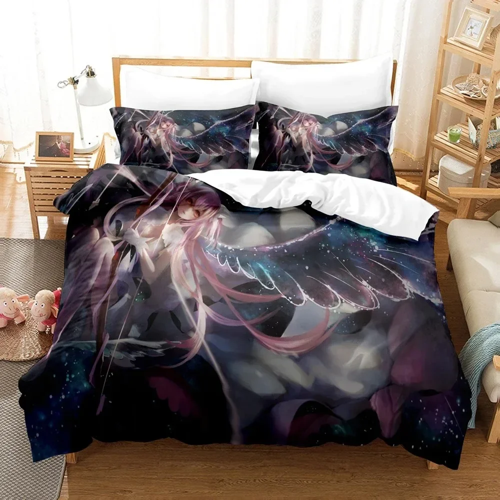 패션 탑 3D 마법소녀 마도카 마기카 침구 세트 이불  - Linen Duvet Cover 리뷰 및 가격