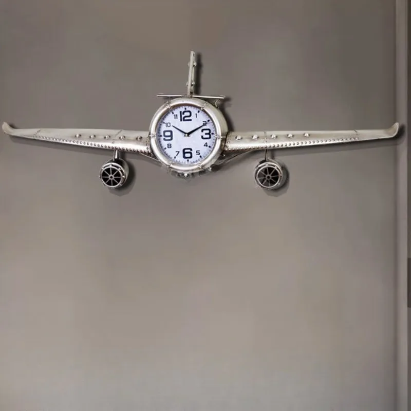 거실 무소음 벽시계 금속 비행기 모양의 창의적인 고급  - Luxury Lifestyle Watches 리뷰 및 가격