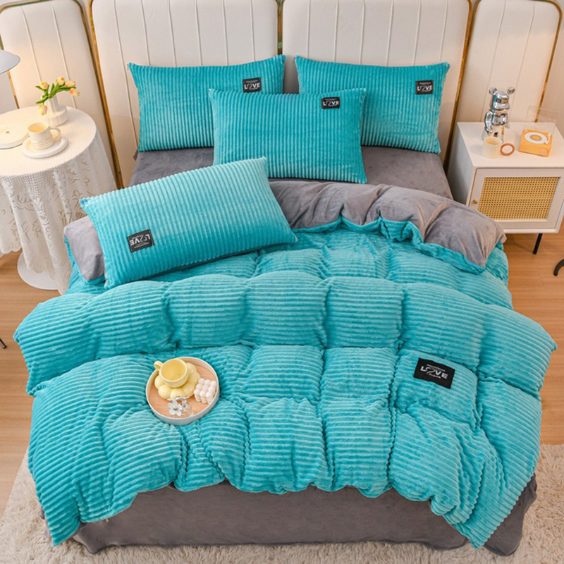 3피스 이불 커버 겨울용 따뜻한 침구 세트 더블/킹/트 - Linen Duvet Cover 리뷰 및 가격