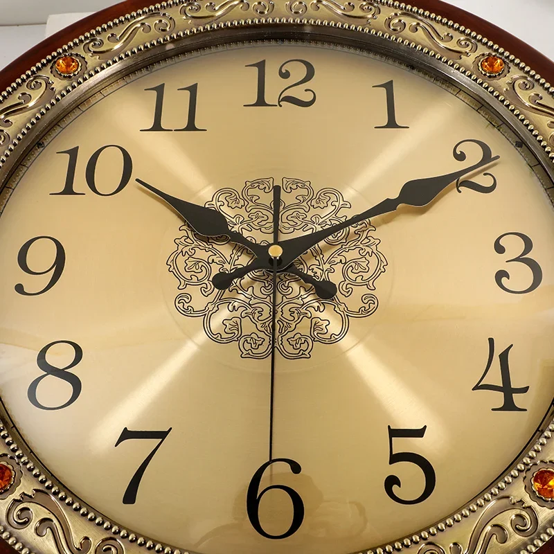 럭셔리 나무 벽시계 금속 레트로 노르딕 아메리칸 스타일 - Luxury Lifestyle Watches 리뷰 및 가격