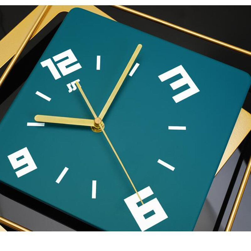 3D 북유럽 스타일 사각 스윙 벽시계 거실 미니멀리스트 - Luxury Lifestyle Watches 리뷰 및 가격