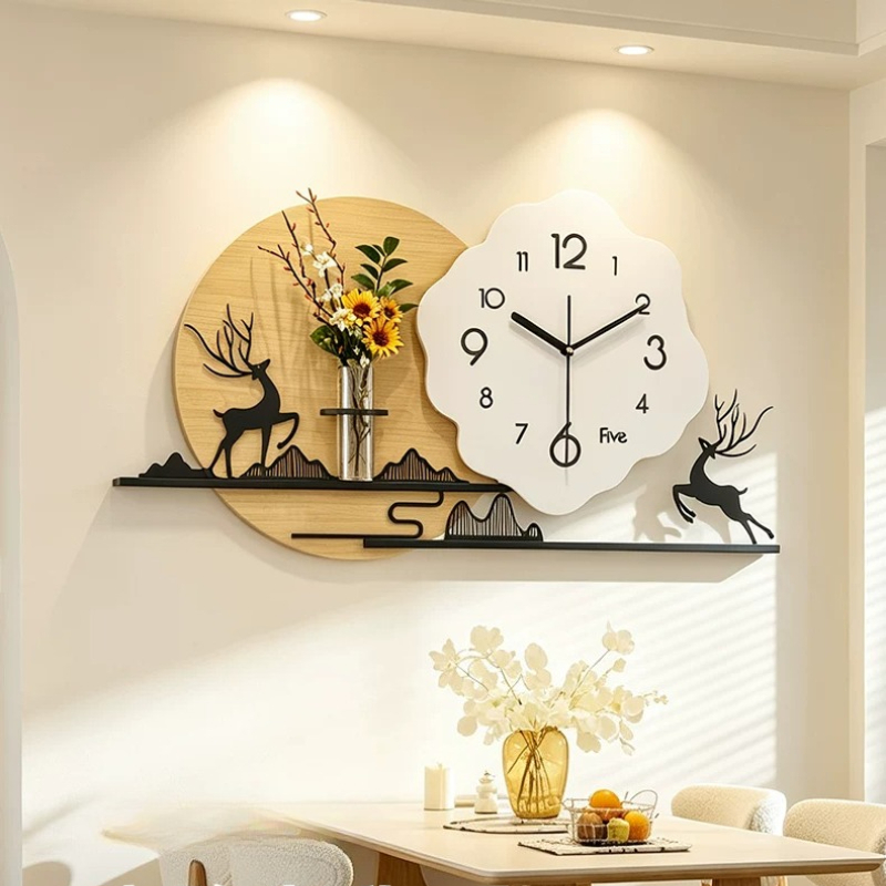 중국풍 거실 벽시계, 세련된 디자인, 현대적인 스타일, - Luxury Lifestyle Watches 리뷰 및 가격